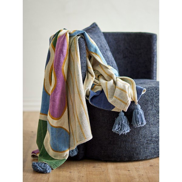 Coperta in misto cotone 130x160 cm Salacia – Bloomingville-image-1