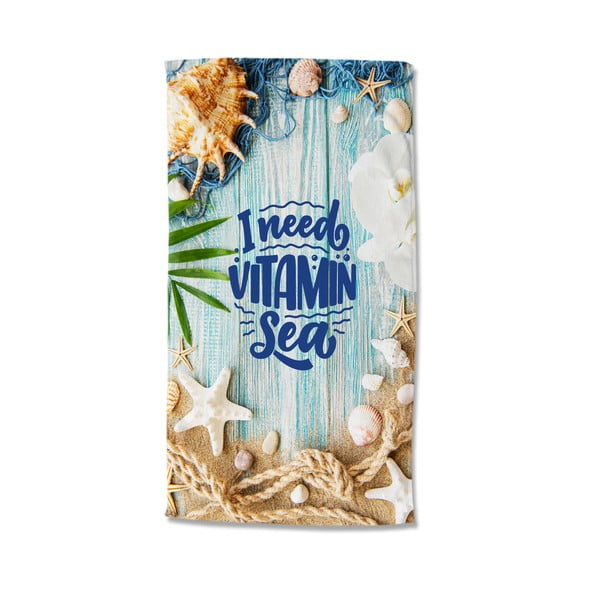 Telo mare in velluto 100x180 cm Vitamin Sea – Good Morning