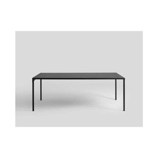 Tavolo da pranzo in metallo nero Custom Form Obroos, 160 x 80 cm - CustomForm-image-3