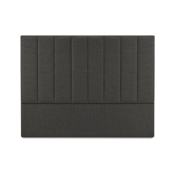 Testata imbottita antracite 140x120 cm LA - Cosmopolitan Design