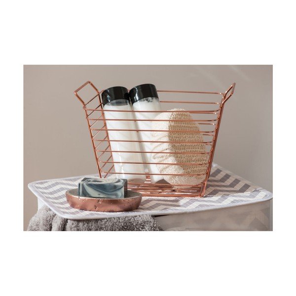 Cestino in rame Mafalda, 17 x 21 cm Shine - Premier Housewares-image-1