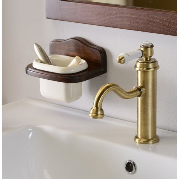 Rubinetto per lavandino color bronzo verticale Vienna – Sapho-image-1