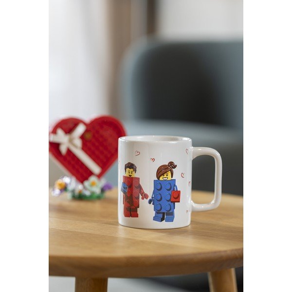 Tazza per bambini bianca in ceramica 300 ml Love – LEGO®-image-1