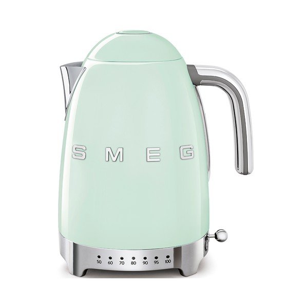 Bollitore in acciaio inox verde chiaro da 1,7 l Retro Style - SMEG