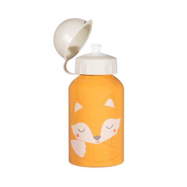 Biberon arancione e bianco, 250 ml Woodland Fox - Sass & Belle-image-1