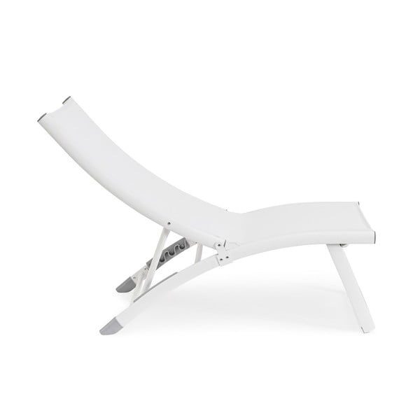 Sdraio da giardino bianca in metallo Taylor   – Bizzotto-image-3