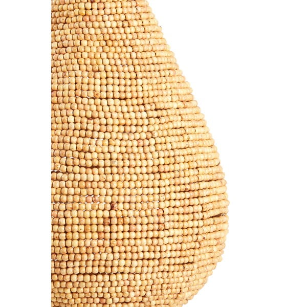 Lampadario in colore naturale con paralume in legno ø 40 cm Kabinda - Light & Living-image-3