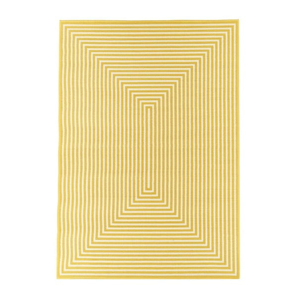Tappeto giallo per esterni , 200 x 285 cm Braid - Floorita