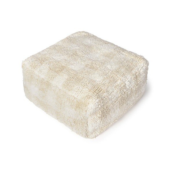 Pouf a sacco per bambini beige Vichy – Lorena Canals