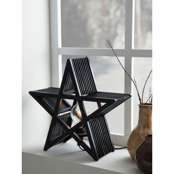 Decorazione luminosa natalizia nera Bamboo - Markslöjd-image-1