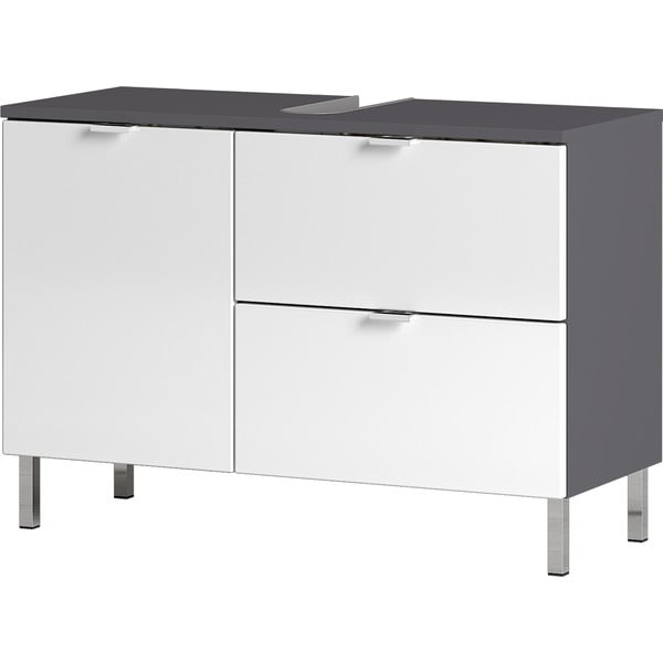 Mobile bianco-grigio sotto il lavabo 80x56 cm Mauresa - Germania