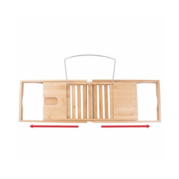 Vassoio regolabile in bambù per vasca da bagno Formbu - iDesign-image-4