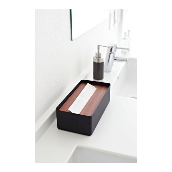 Scatola nera per fazzoletti di carta Tsu Rin - YAMAZAKI-image-2