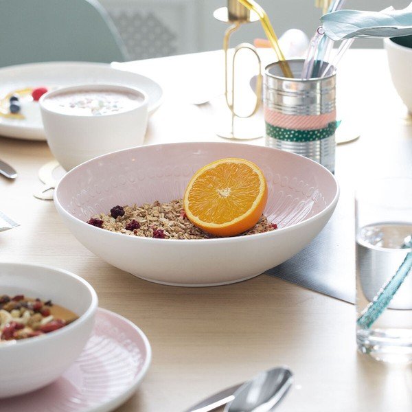 Piatto da portata in porcellana bianca e rosa Villeroy & Boch Blossom, ⌀ 26 cm it's my match - Villeroy&Boch-image-3