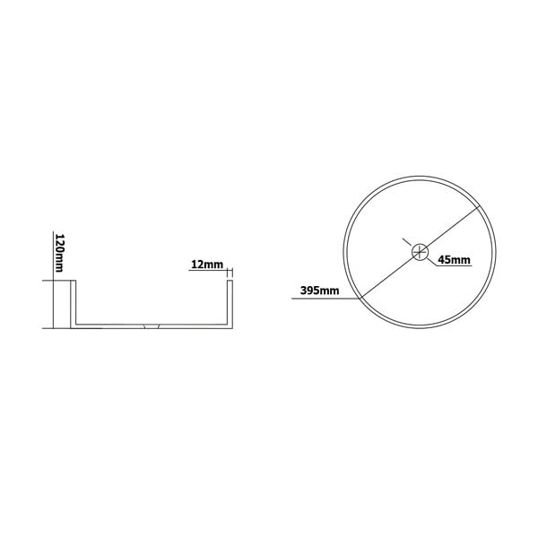 Lavabo rotondo nero in vetro ø 39,5 cm Maragua – Sapho-image-3