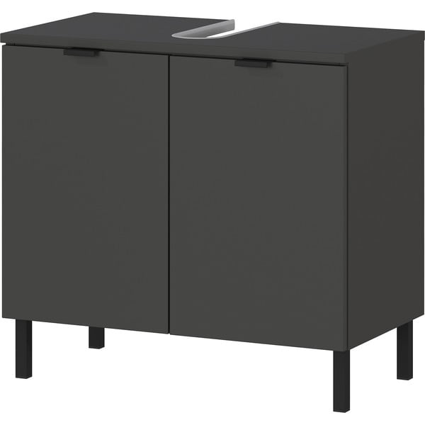 Mobile da lavabo antracite 60x56 cm Arcena - Germania-image-2