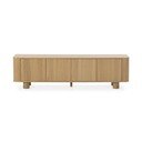 Mobile TV di colore naturale con effetto rovere 180x50,5x40 cm Padoc – MOME