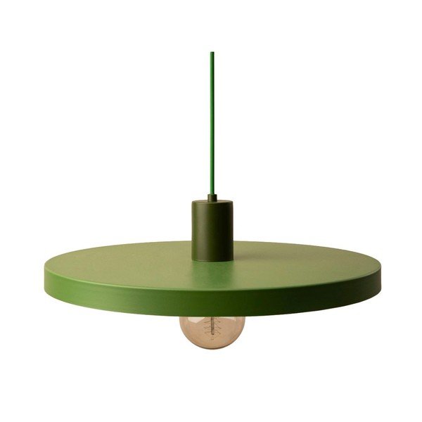 Lampadario verde in metallo ø 40 cm Ori – Micadoni 