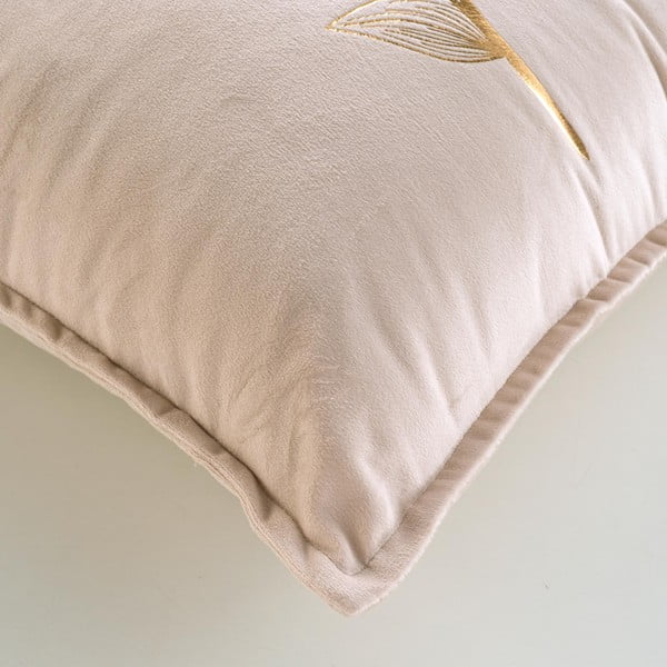 Federa decorativa in velluto 45x45 cm Oxalis – douceur d'intérieur-image-1