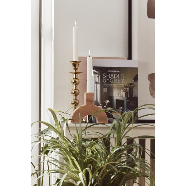 Portacandele in metallo color oro - Bahne & CO-image-2