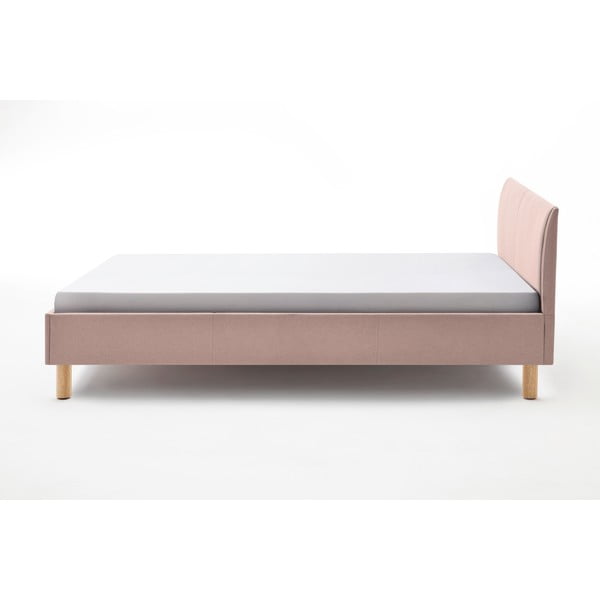 Letto singolo imbottito rosa rete non inclusa 120x200 cm Lena – Meise Möbel-image-2