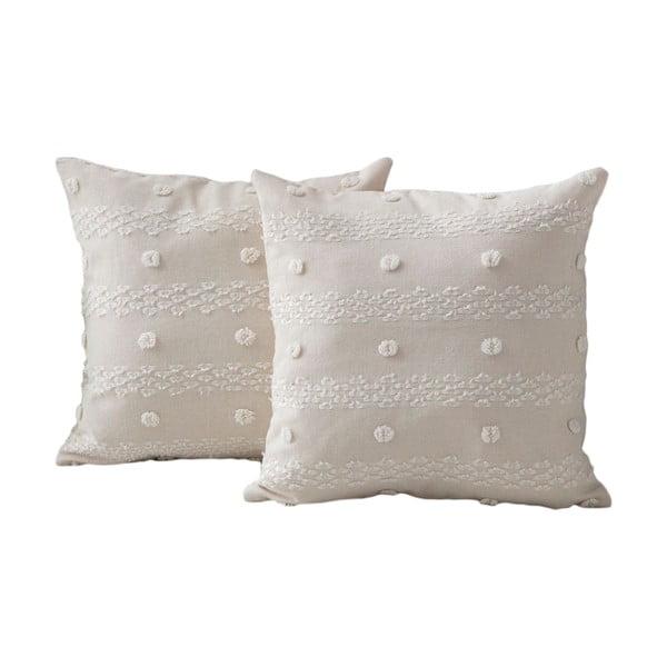 Federe decorative in set 2 pz 43x43 cm Tuffet – Mioli Decor