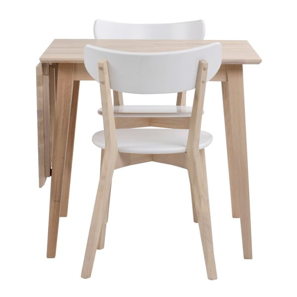 Tavolo da pranzo pieghevole in rovere laccato opaco , 80 x 80 cm Filippa - Rowico-image-2