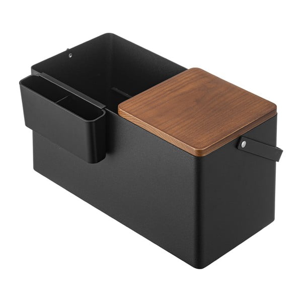 Organizer da bagno in metallo nero per cosmetici - YAMAZAKI-image-4