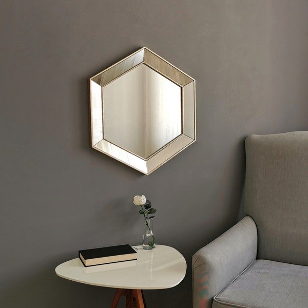 Specchio da parete con cornice in oro decor Hall - Neostill-image-4