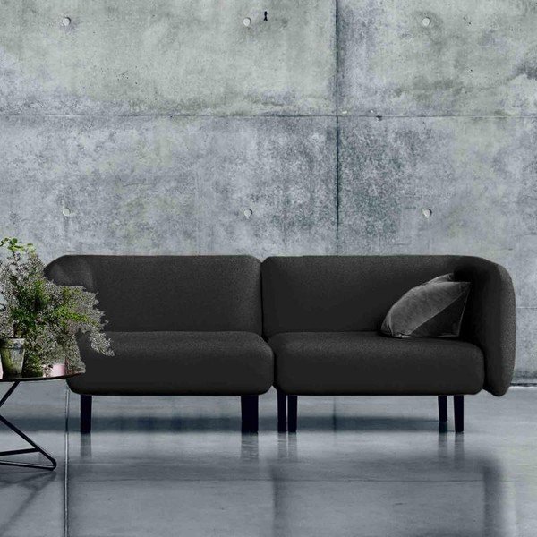 Divano antracite , 230 cm Elle - Softline-image-1