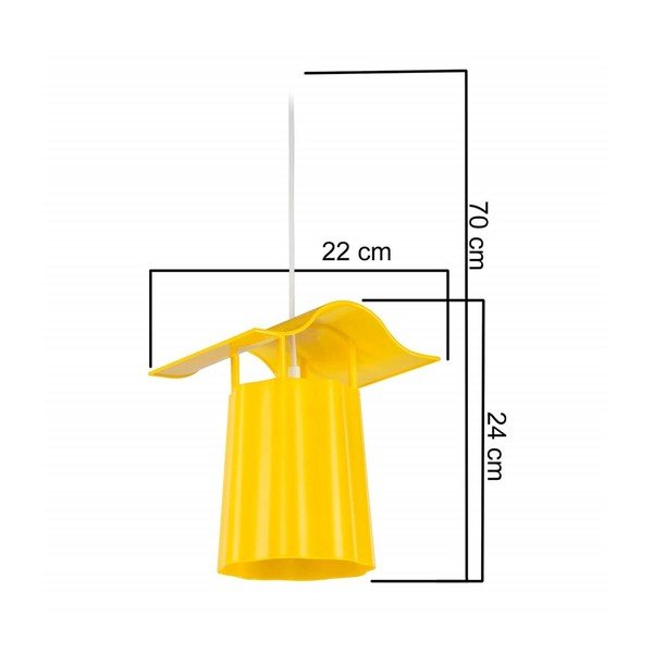 Lanterna gialla da esterno Luciana - Homemania Decor-image-2