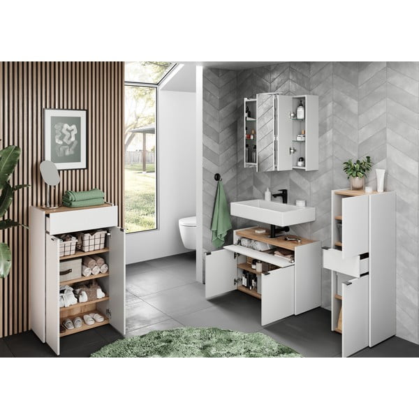 Mobile bagno alto bianco 34x111 cm Forano - Germania-image-4