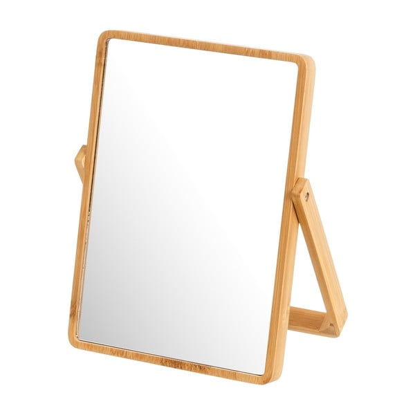 Specchio cosmetico con cornice in bambù 20x27 cm - Casa Selección