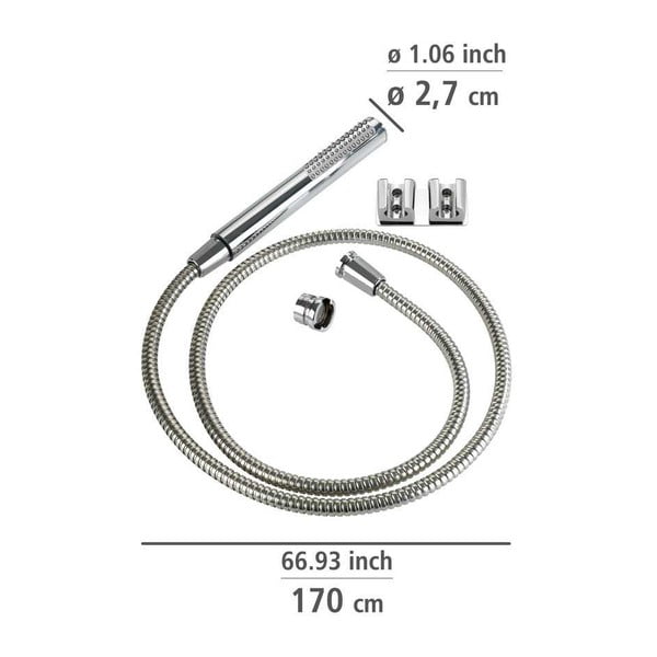 Flessibile doccia per lavabo con doppio supporto a parete - Wenko-image-3