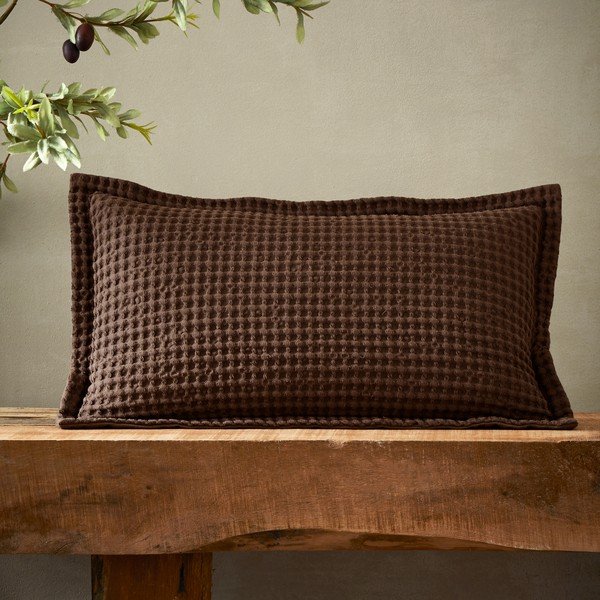 Cuscino decorativo in cotone 30x50 cm Jaipur Chunky Waffle – Pineapple Elephant-image-1