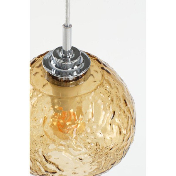 Lampadario color ambra in vetro ø 15 cm Breen – Jotex-image-3