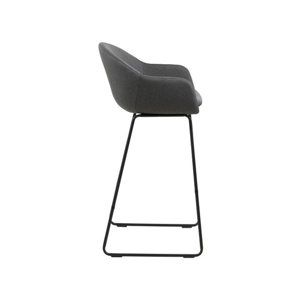 Set di 2 sgabelli da bar grigio scuro Ally - Actona-image-4