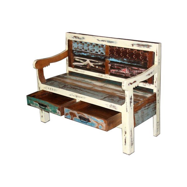 Panchina in legno esotico Garza - Støraa-image-3