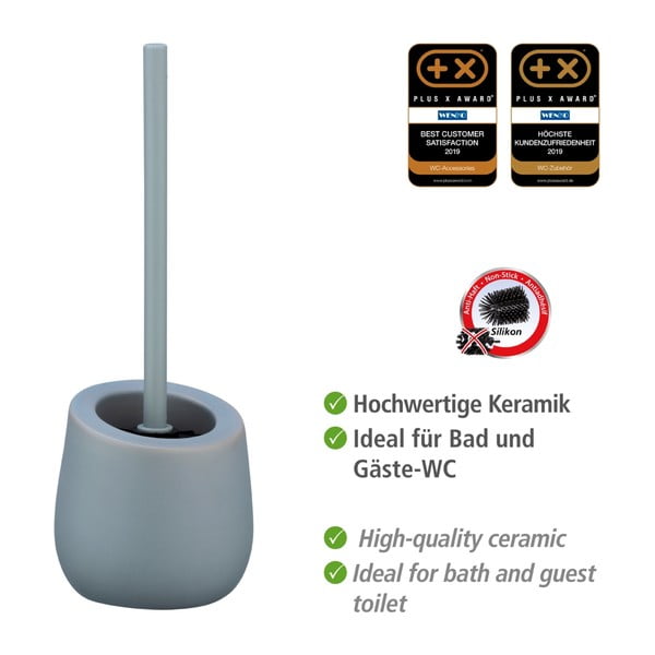 Scopino in ceramica grigio Badi - Wenko-image-4