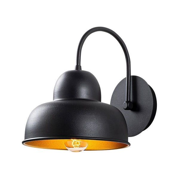 Lampada da parete nera ø 20 cm Multan – Opviq lights-image-2