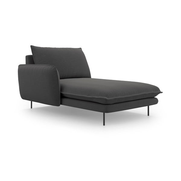 Poltrona lounge grigio scuro, angolo sinistro Vienna - Cosmopolitan Design-image-2