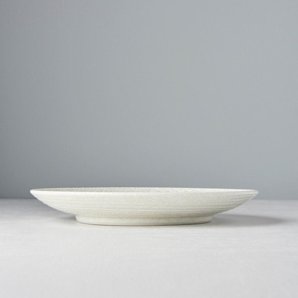 Piatto in ceramica bianca Star, ø 25 cm White Star - MIJ-image-1