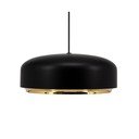 Apparecchio a sospensione LED nero con paralume in metallo ø 40 cm Hazel medium - UMAGE
