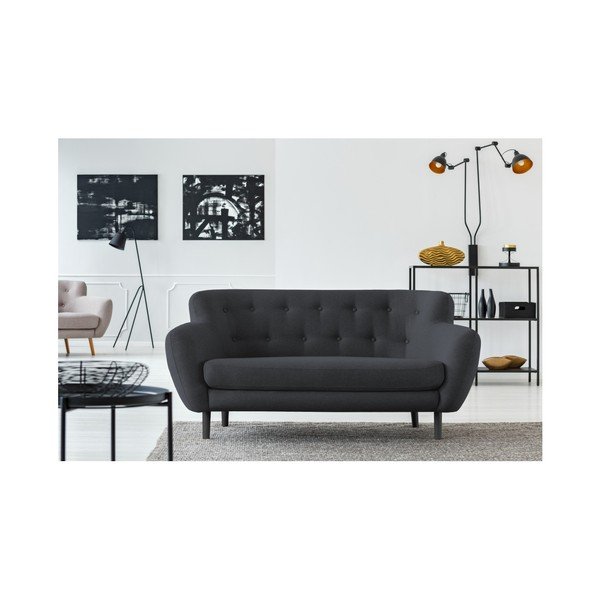 Divano grigio scuro Cosmopolitan design , 162 cm Hampstead - Cosmopolitan Design-image-4