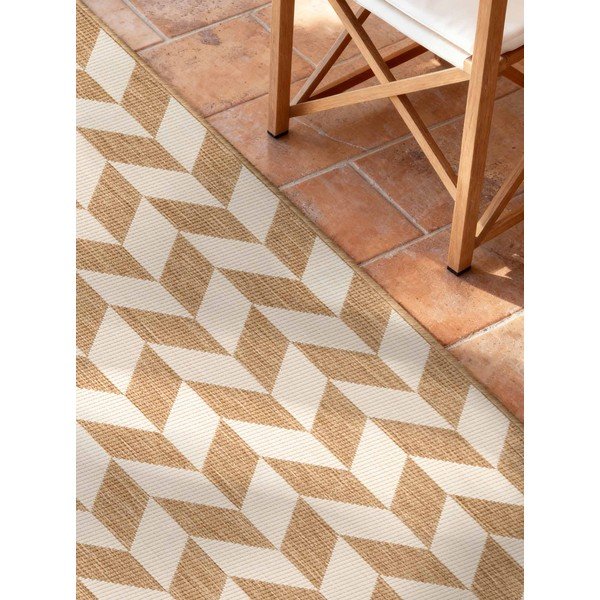 Passatoia da interno ed esterno color crema/di colore naturale 80x200 cm Haringey Terrick – Ted Baker-image-2