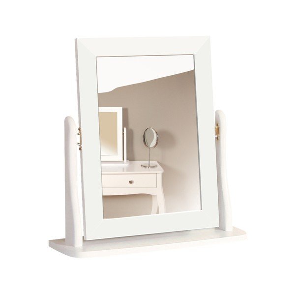 Specchio cosmetico bianco per toletta Baroque - Steens-image-1