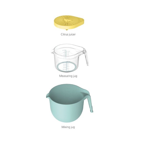 Contenitore di miscelazione con misurino e pressa per agrumi 3 pz. Nest - Joseph Joseph-image-2