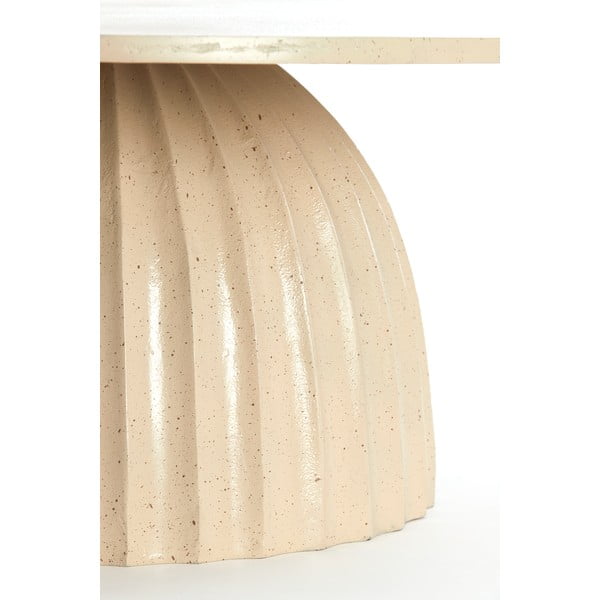 Tavolino rotondo in metallo ø 70 cm Veglia - Light & Living-image-4