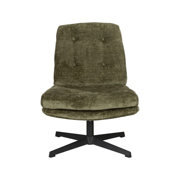 Poltrona verde girevole Kai – White Label-image-1