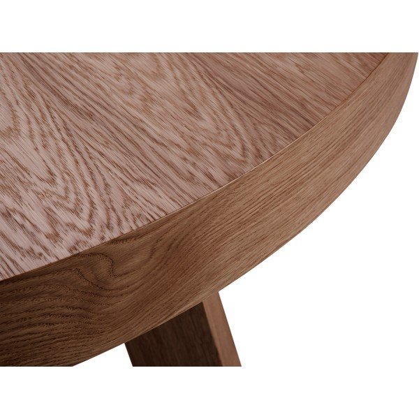 Tavolo pieghevole in legno di quercia, ø 130 cm Bodil - Windsor & Co Sofas-image-1